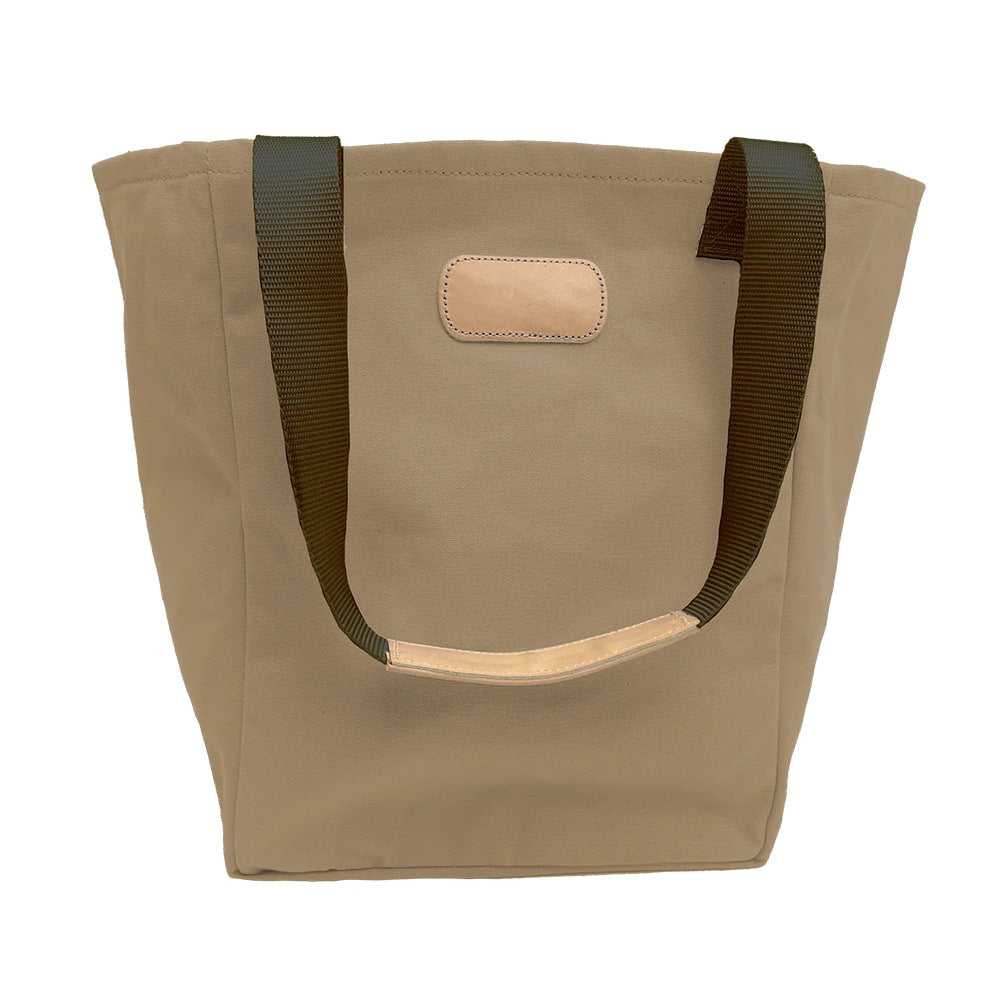 Jon Hart Other Jon Hart Market Tote Khaki Canvas with Natural Leather