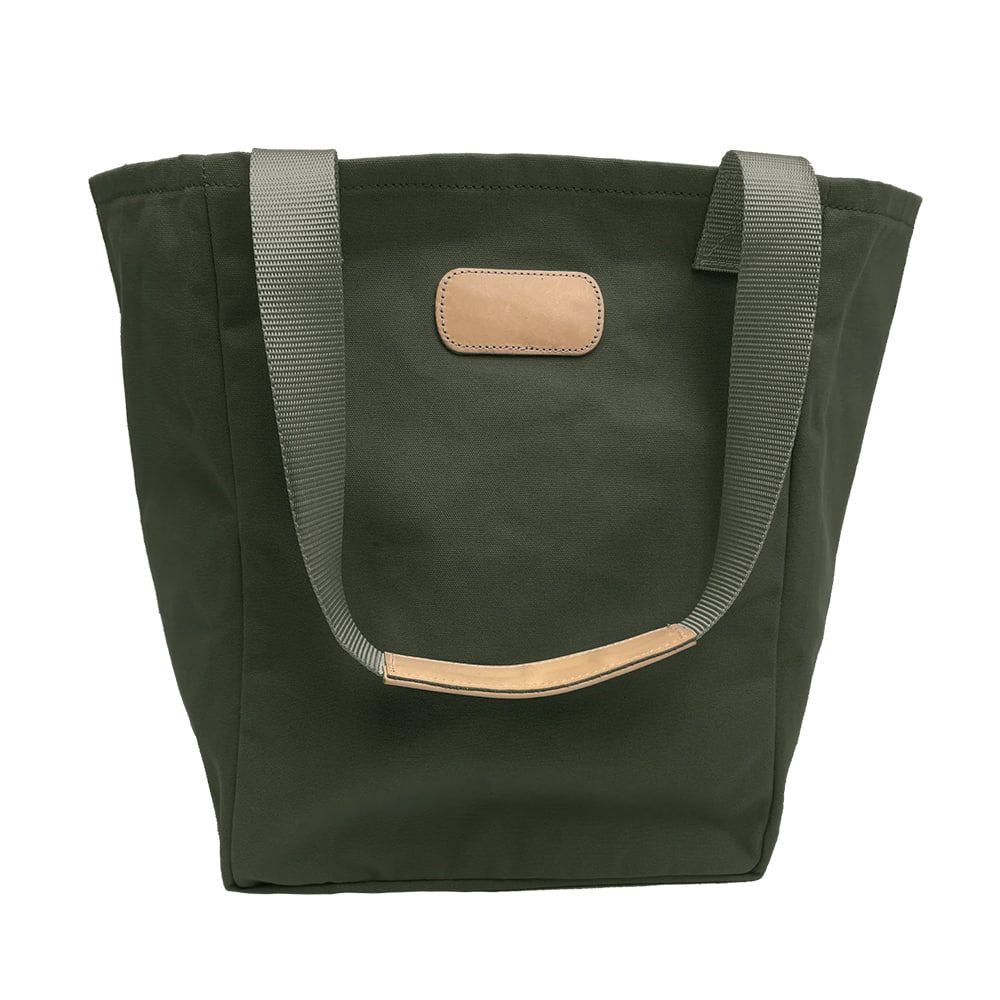 Jon Hart Other Jon Hart Market Tote Olive Canvas with Natural Leather