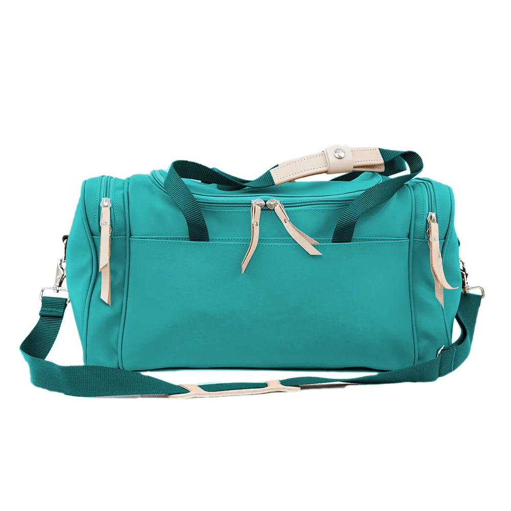 Jon Hart Other Jon Hart Small Square Duffel Teal Coated Canvas