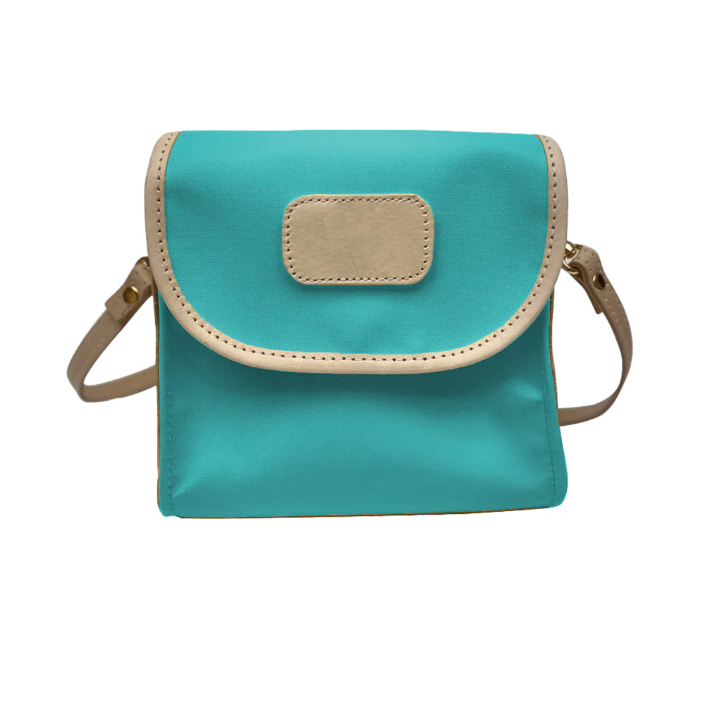 Jon Hart Other Jon Hart Teal Coated Canvas Lillie Purse