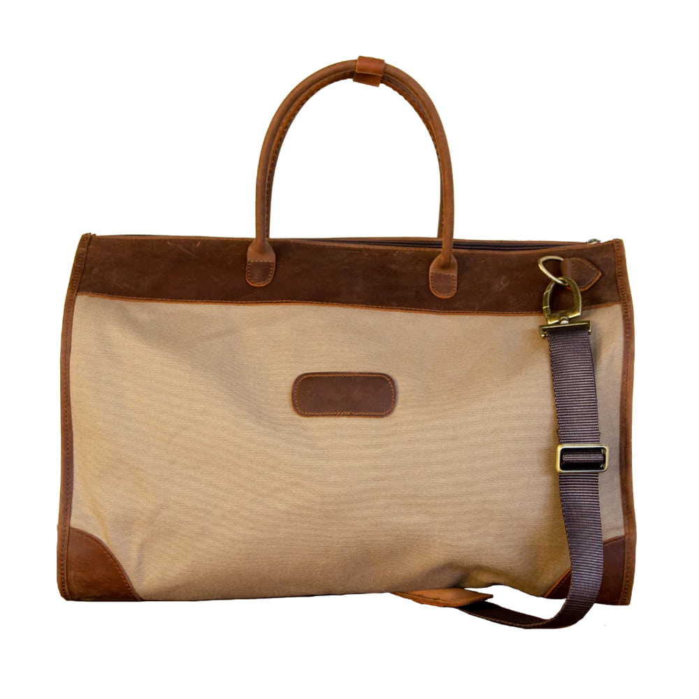 Jon Hart Other Khaki Jon Hart Southtown Khaki Coated Canvas Duffel Bag