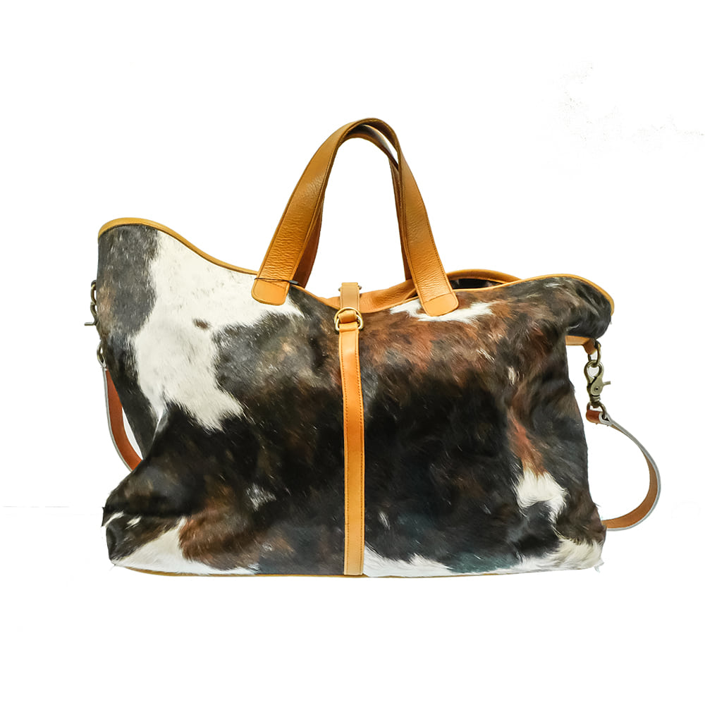 Juan Antonio Other Brindle Juan Antonio British Tan with Brindle Cowhide Tote