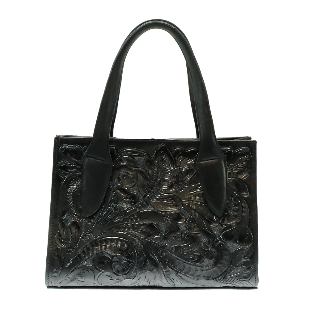 Juan Antonio Other Juan Antonio Black Tooled and Trim Crossbody