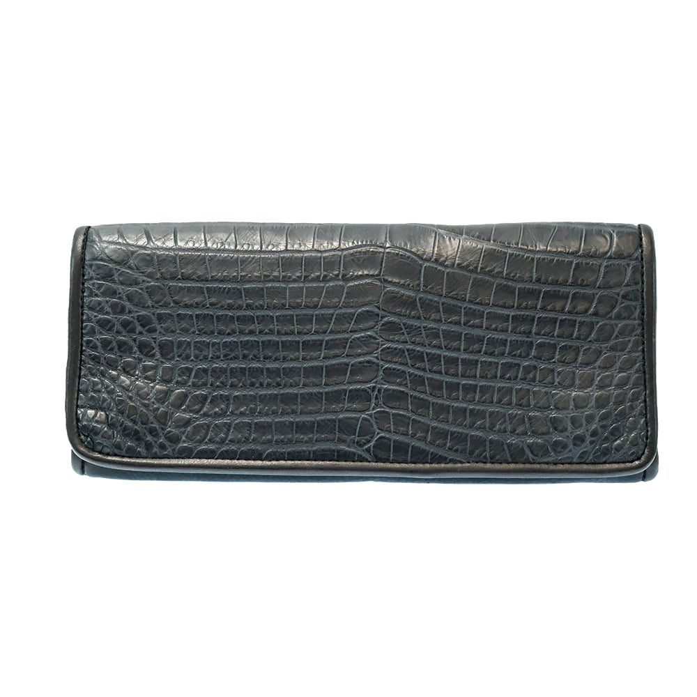 Juan Antonio Other Juan Antonio Flap Wallet in Navy Nile