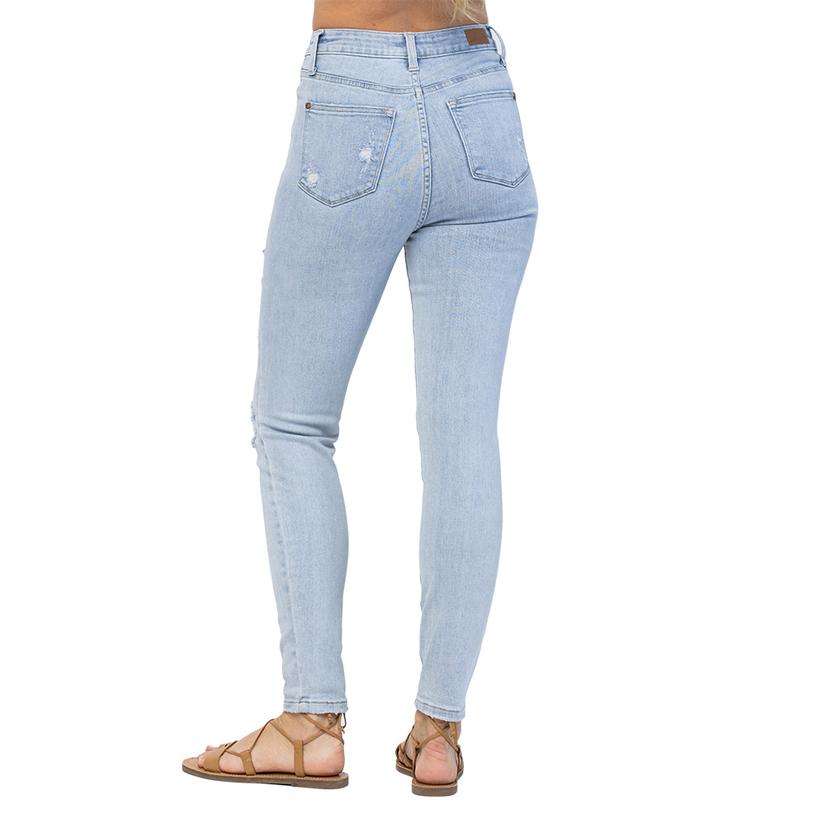 Judy Blue Apparel Judy Blue Hi-Rise Destroyed Skinny Plus Size Women's Jeans