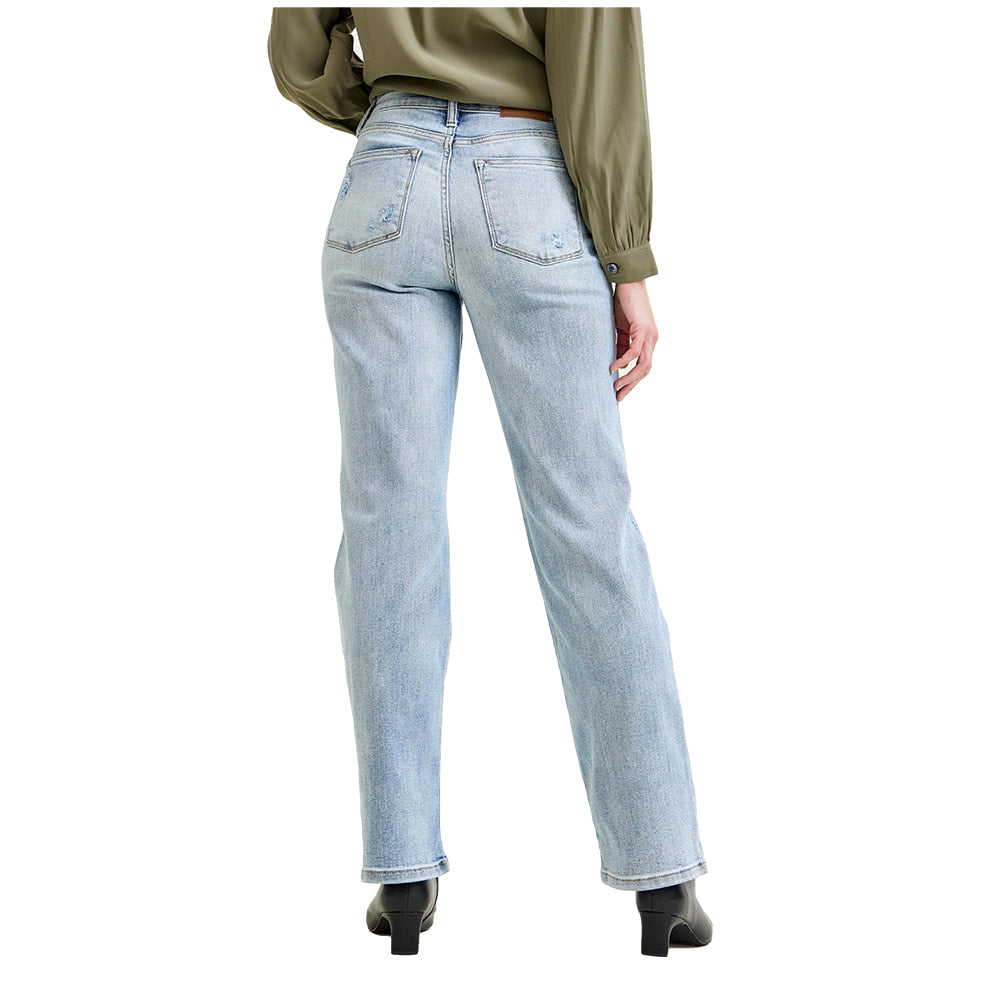 Judy Blue Apparel Judy Blue Women's Light Wash Straight Leg Jean