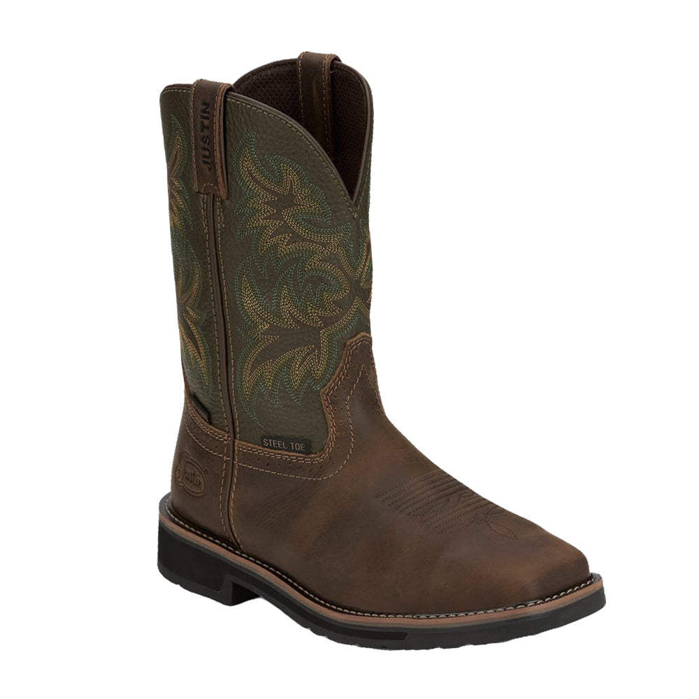 Justin Work Boots Footwear Justin Metguard Waterproof Steel Toe Men's Work Boot