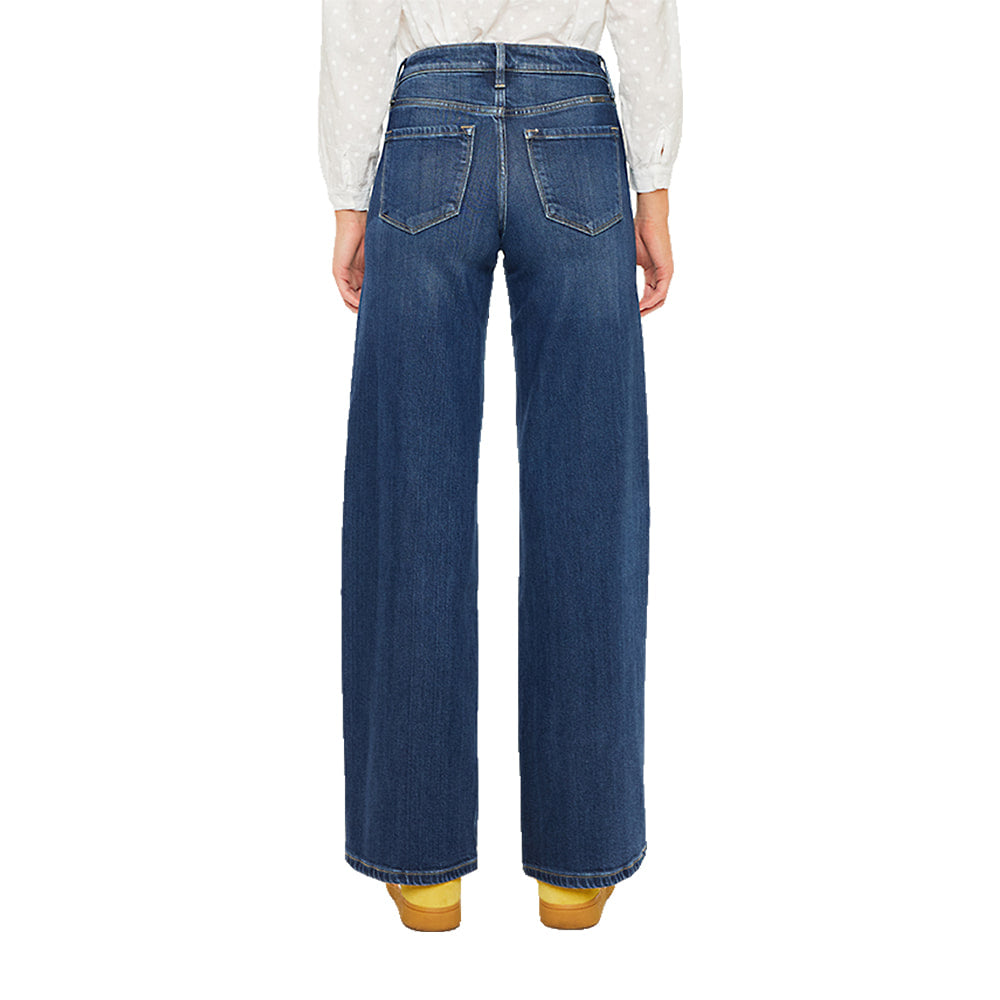 Kancan Apparel Kancan Samara High Rise Wide Leg Dark Wash Women's Jeans