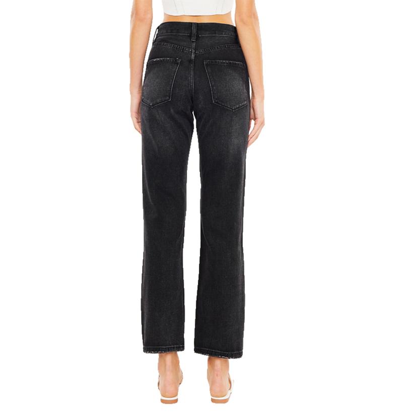 Kancan Apparel Kancan Ultra High Rise Straight Women's Black Jeans