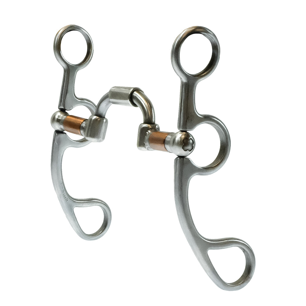 Kerry Kelley Tack Kerry Kelley Milkman Swivel Mouthpiece 6 1/2" Cheek Bit