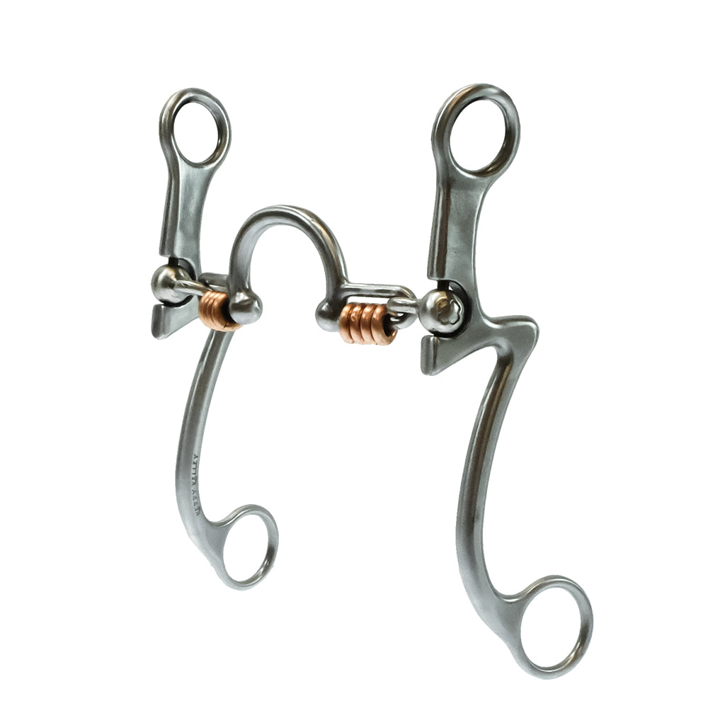 Kerry Kelley Tack Kerry Kelley Ported Chain Copper Rollers with 8" Cheek
