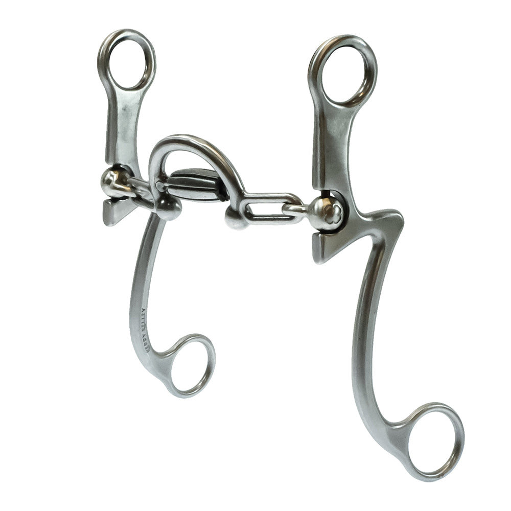 Kerry Kelley Tack Kerry Kelley Ported Chain Cricket Bit with 8" Cheek