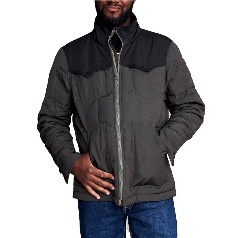 Kimes Ranch Apparel Kimes Ranch Black & Army Colt Men's Jacket