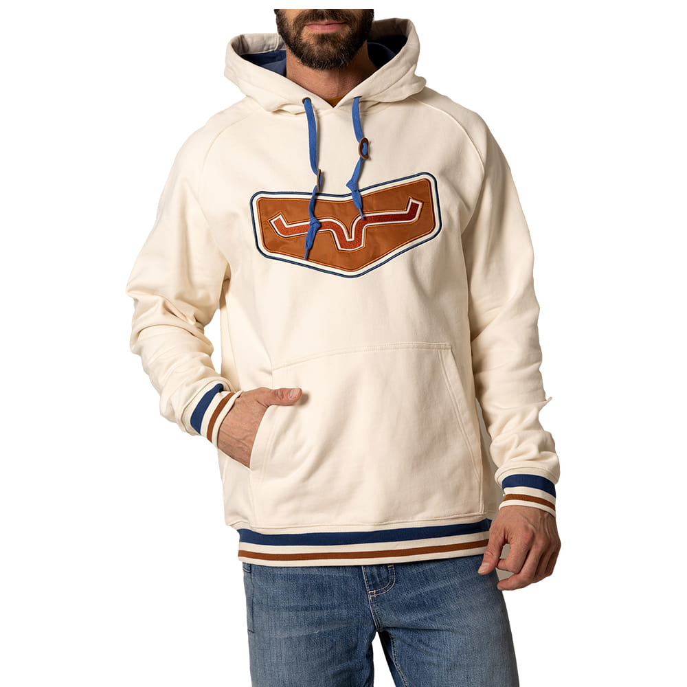 Kimes Ranch Apparel Kimes Ranch Cannons Natural Cannons Mens Hooded Pullover