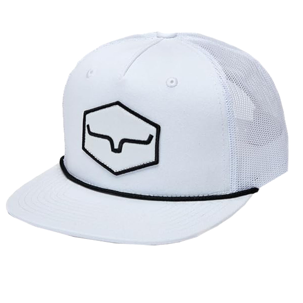 Kimes Ranch Apparel Kimes Ranch DG Mesher Reissue Cap in White