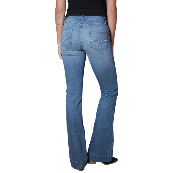 Lola Dark Wash Women's Trouser by Kimes Ranch