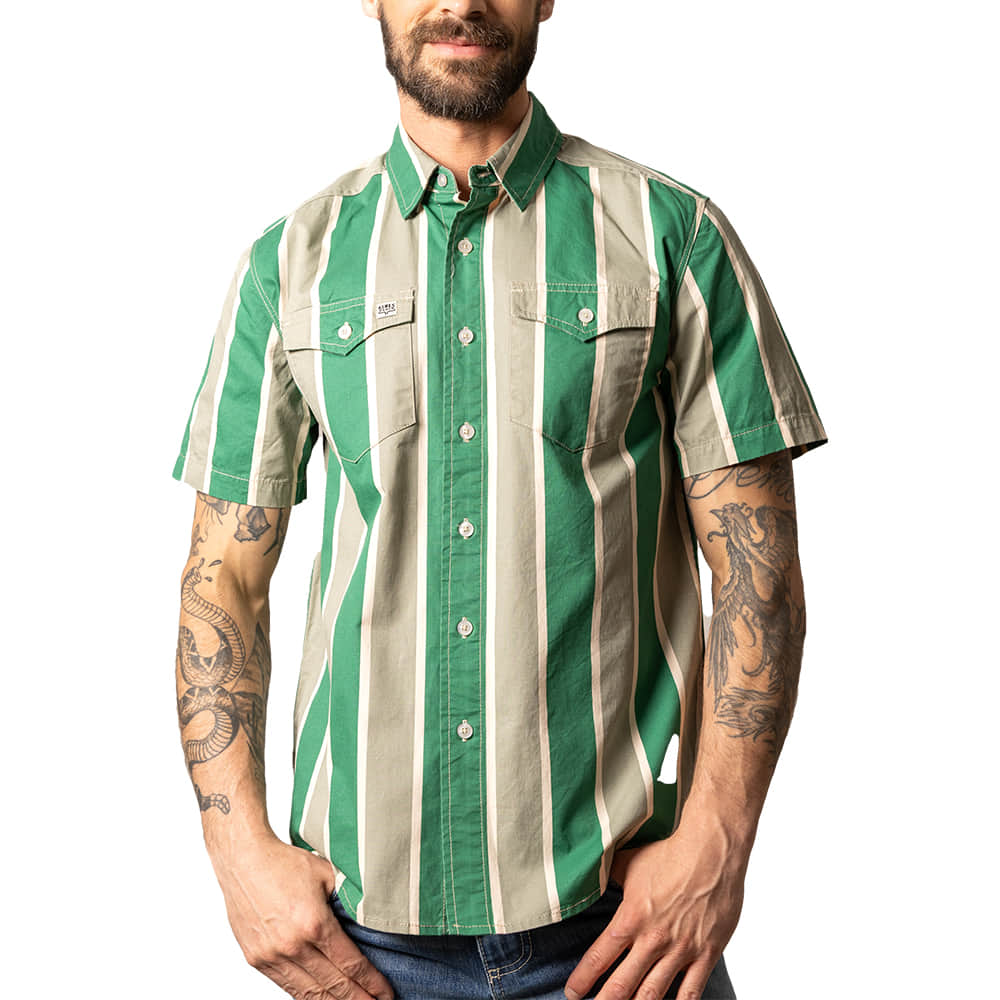 Kimes Ranch Apparel Kimes Ranch Men's Stoppy All Over Stripe Button-Down Shirt
