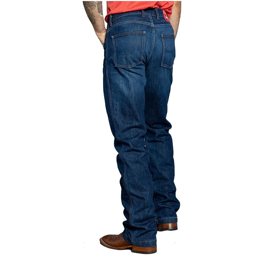 Kimes Ranch Apparel Kimes Ranch Mid Low Rise Relaxed Thigh Wide Boot Cut Men's Jean