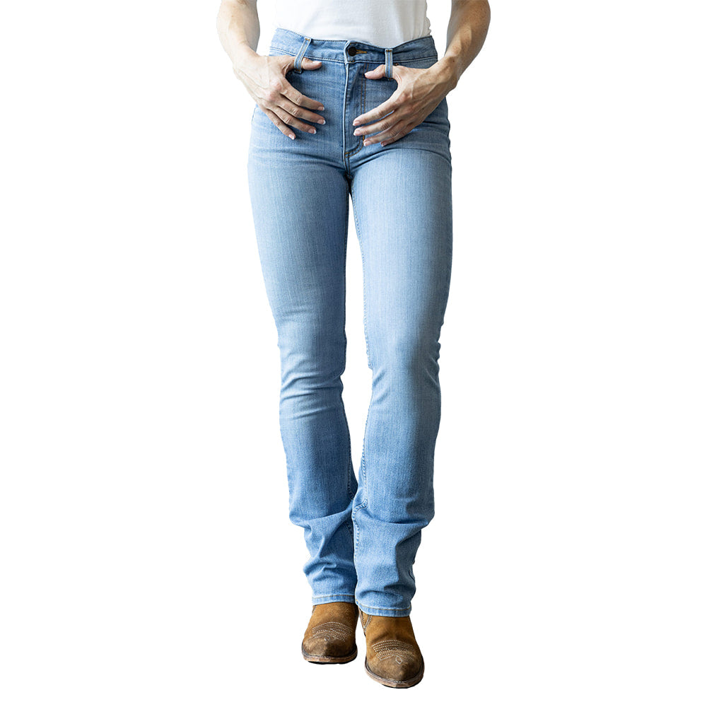 Kimes Ranch Apparel Kimes Ranch Sarah High Rise Light Wash Fitted Bootcut Women's Jeans