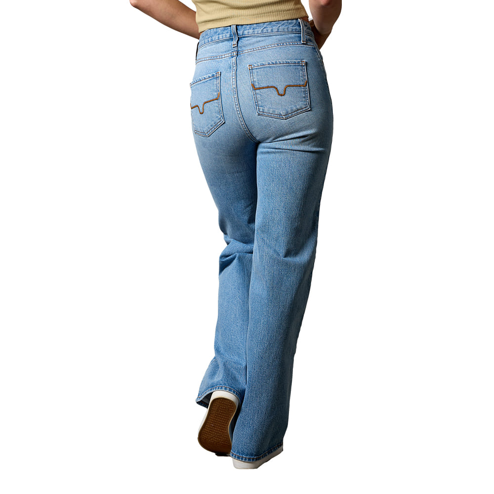 Kimes Ranch Apparel Zoey High Rise Wide Stovepipe Leg Jeans