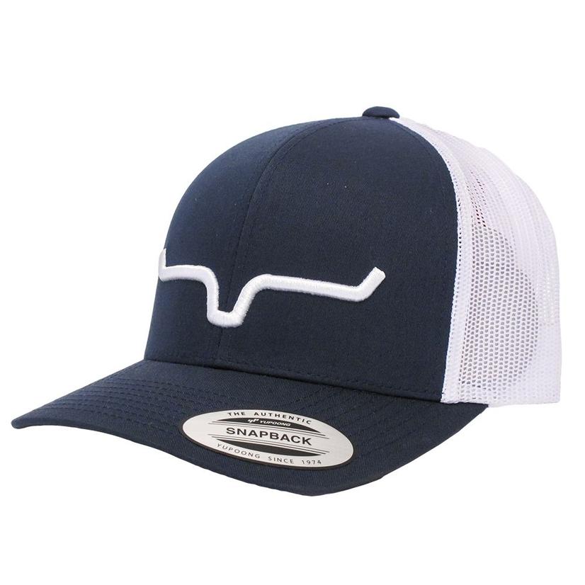 Kimes Ranch Hats Navy/White / Osfa Kimes Ranch Navy Blue Trucker Cap