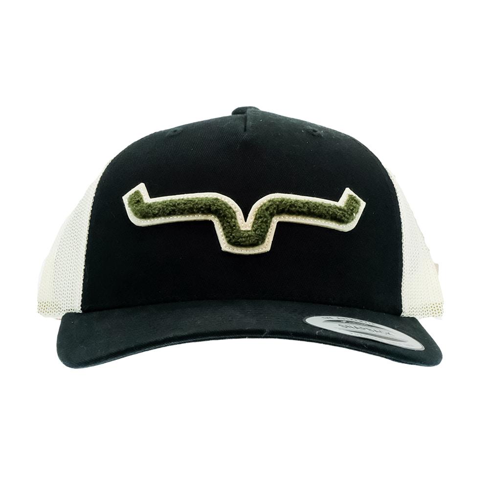 Kimes Ranch Hats OSFA / BLACK Kimes Ranch Black Tracker Trucker Cap