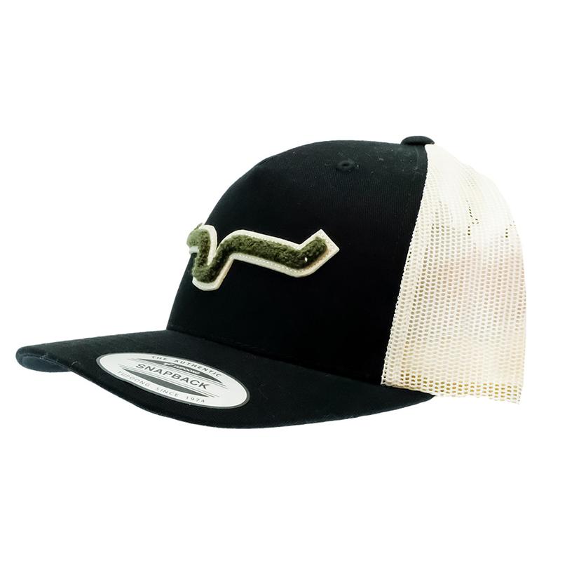 Kimes Ranch Hats OSFA / BLACK Kimes Ranch Black Tracker Trucker Cap