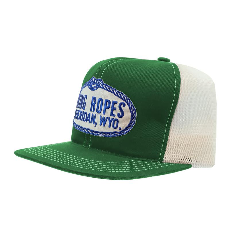 King's Saddlery Hats Green King Ropes Trucker Cap for Men