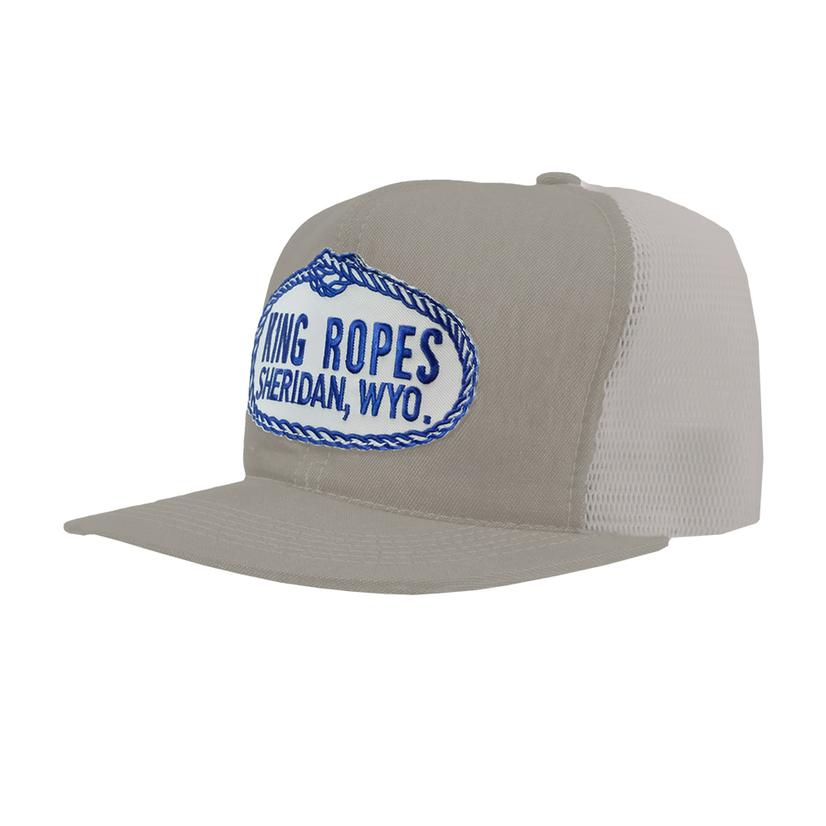 King's Saddlery Hats Grey King Ropes Trucker Cap for Men