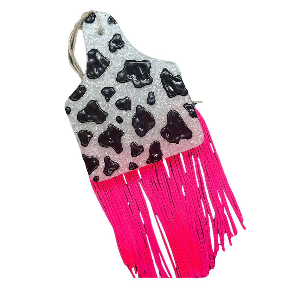 Leafcutter Candle Co Home Decor OSFA Leafcutter Multicolor Naked Cowboy Cow Print Cow Tag Air Freshener