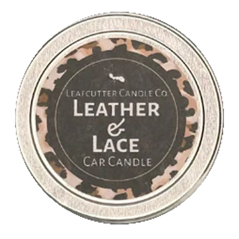 Leafcutter Candle Co. Other Leafcutter Candle Co. Leather and Lace Black Car Candle