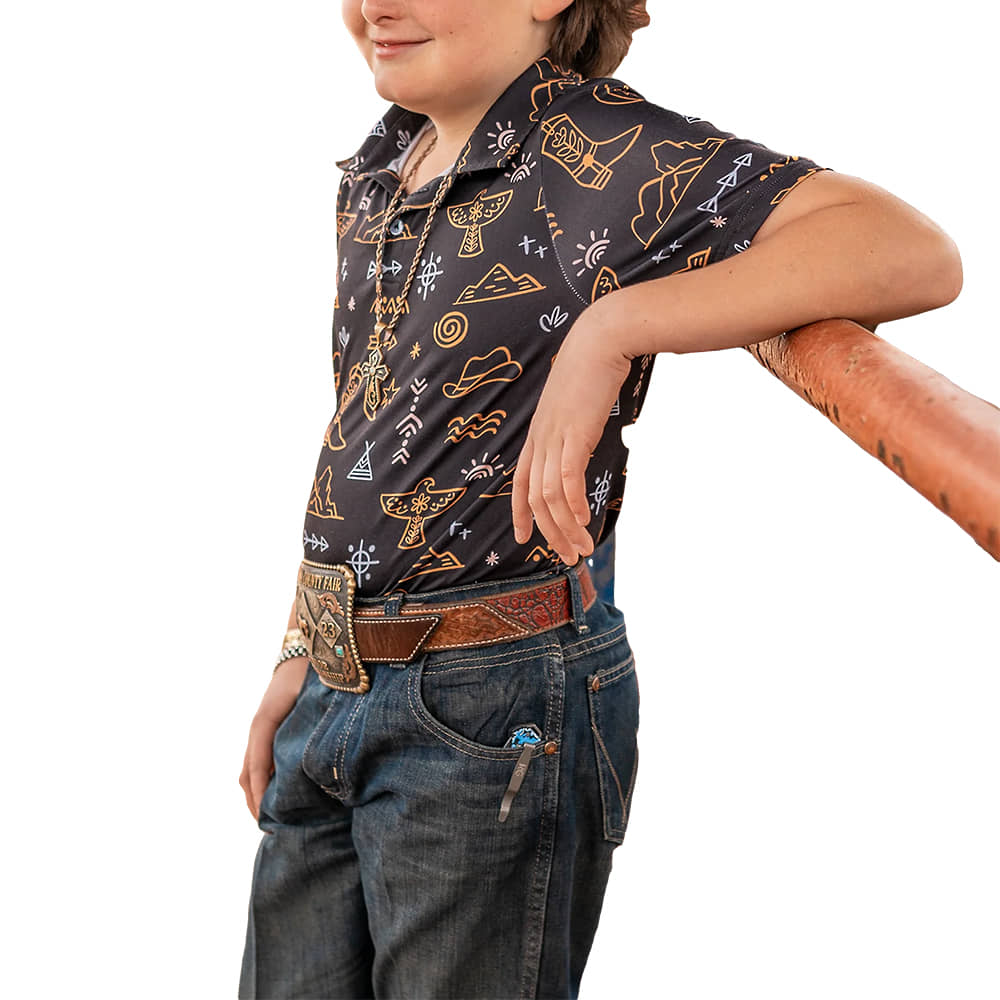 Legends and Mavericks Apparel Desert Nights Polo  Youth