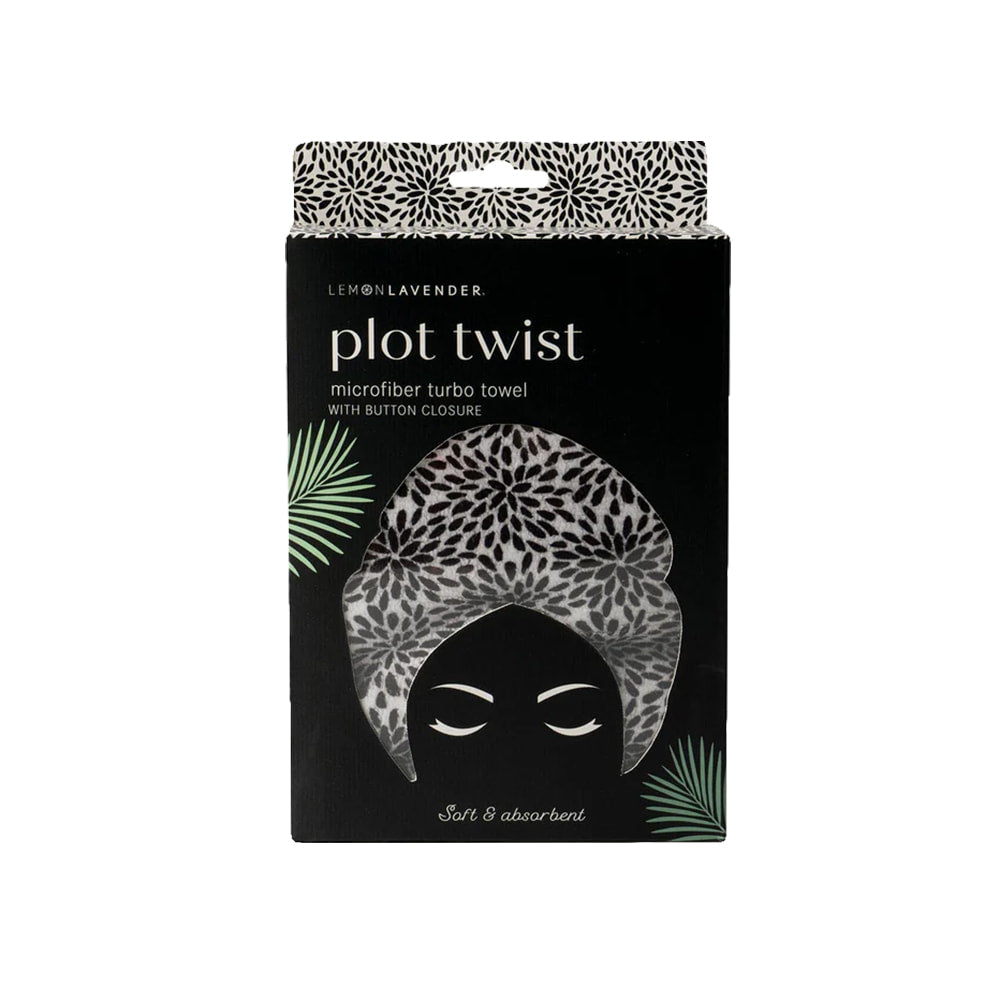 Lemon Lavender Other Black/White / OSFA Lemon Lavender Turbo Towel