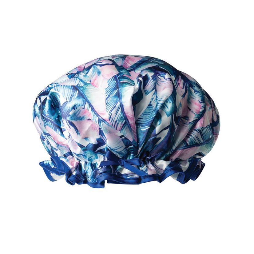 Lemon Lavender Other Blue Floral / OSFA Lemon Lavender Shower Cap