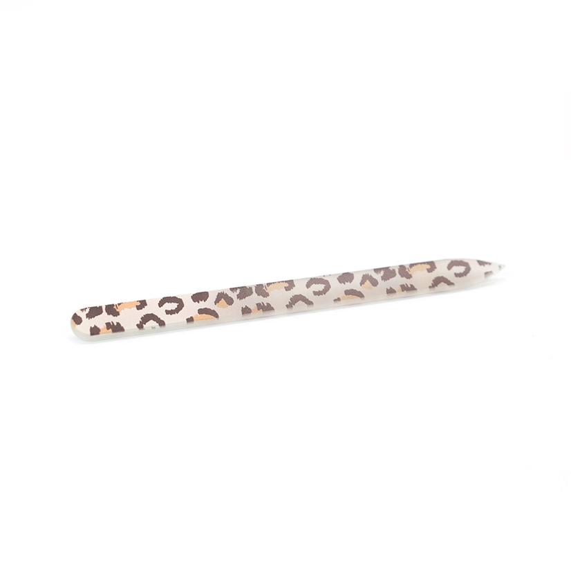 Lemon Lavender Other Cheetah / OSFA Lemon Lavender Glass Nail Files