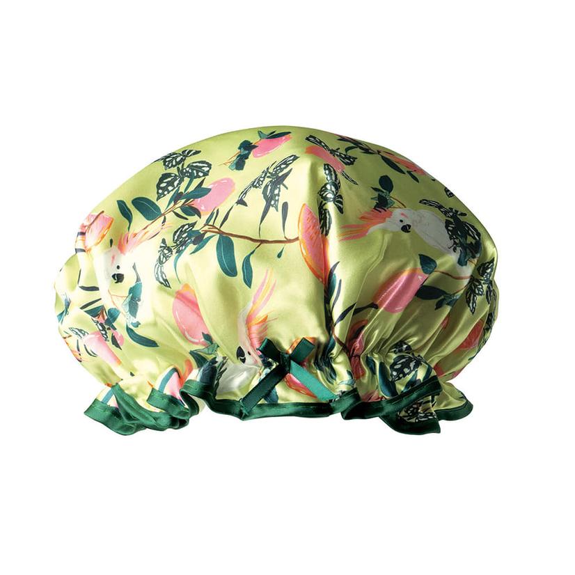 Lemon Lavender Other Green Floral / OSFA Lemon Lavender Shower Cap