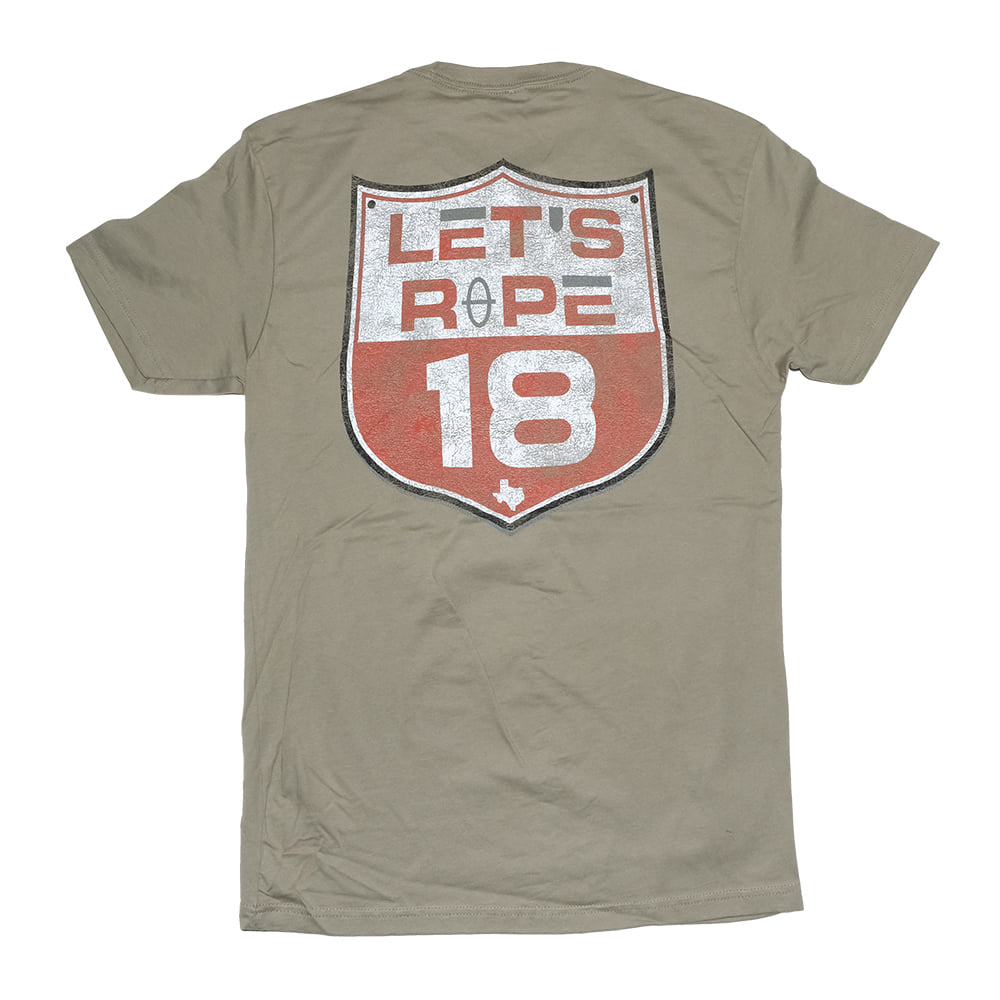 Let's Rope Apparel Let's Rope Olive Green Number 18 Shirt