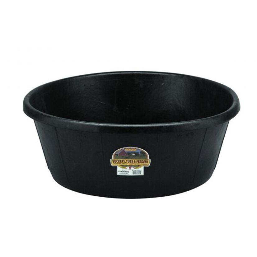 Little Giant Supplies 15 Gallon Little Giant Rubber Feed Pan 15 Gallon