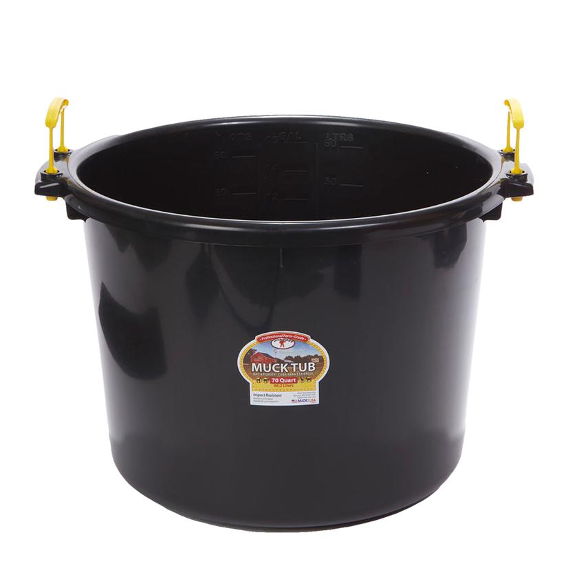 Little Giant Supplies Black / 70 Quart Miller MFG. Muck Tub 70 Qt.