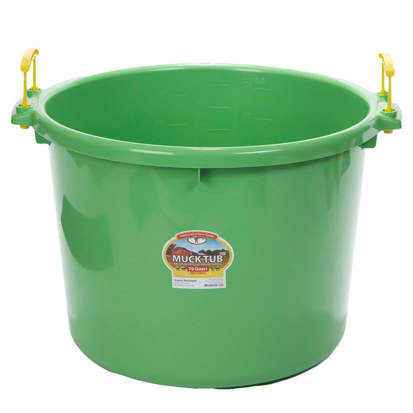 Little Giant Supplies Lime Green / 70 Quart Miller MFG. Muck Tub 70 Qt.