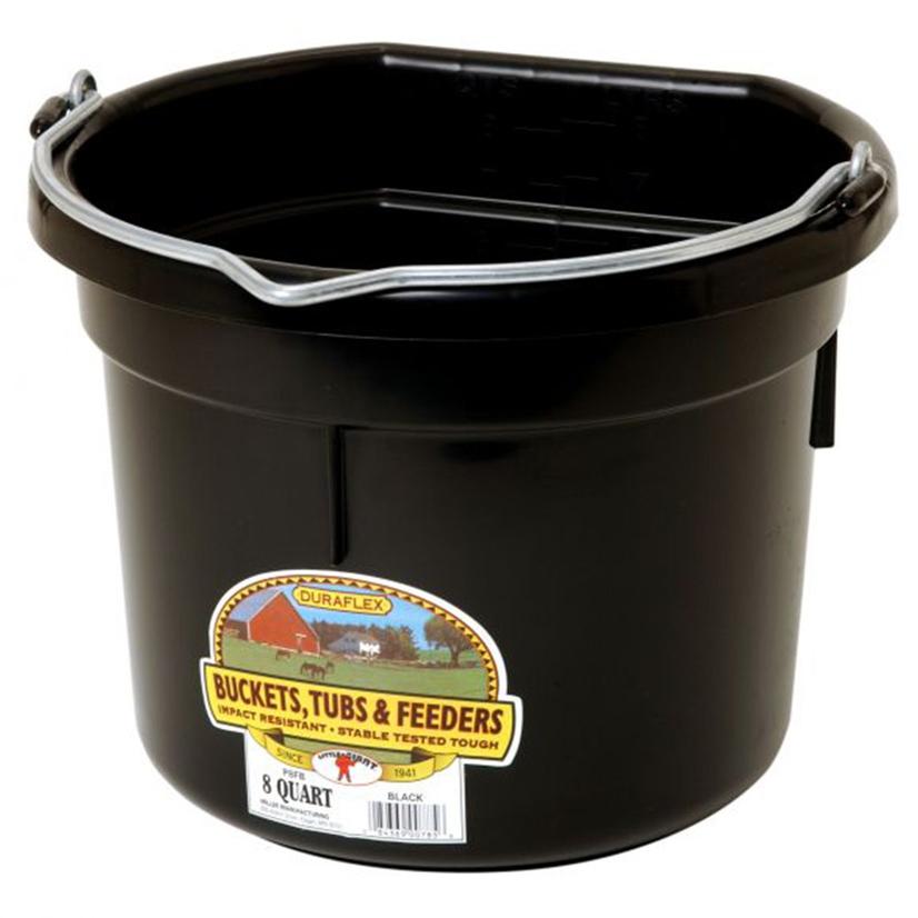 Little Giant Supplies Little Giant Flat Back Bucket 8 Quart