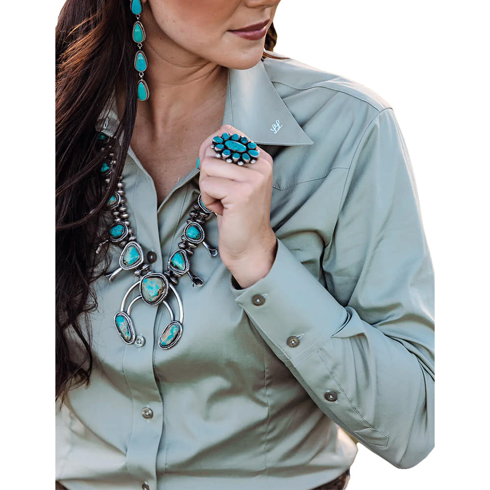 Little Lucille Apparel Sage Mint Signature Shirt