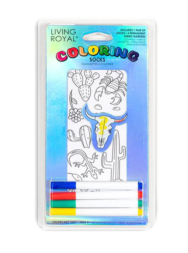 Living Royal Apparel White / OS Living Royal Desert Coloring Socks