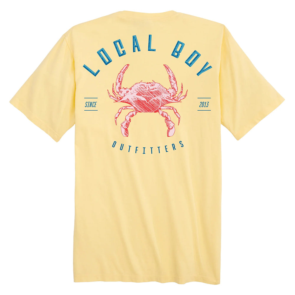 Local Boy Outfitters Apparel Local Boy Outfitters Men's Banana Crabby Short Sleeve Graphic Tee Shirt