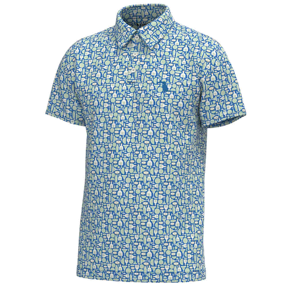 Local Boy Outfitters Apparel Local Boy Outfitters Men's Dirty Myrtle Royal Margarita Short Sleeve Polo
