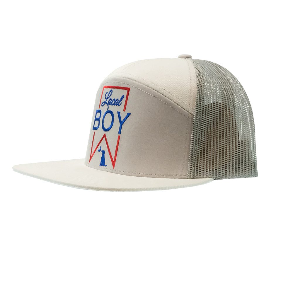 Local Boy Outfitters Hats Local Boy Outfitter Ultra Local White Fog 7 Panel Cap