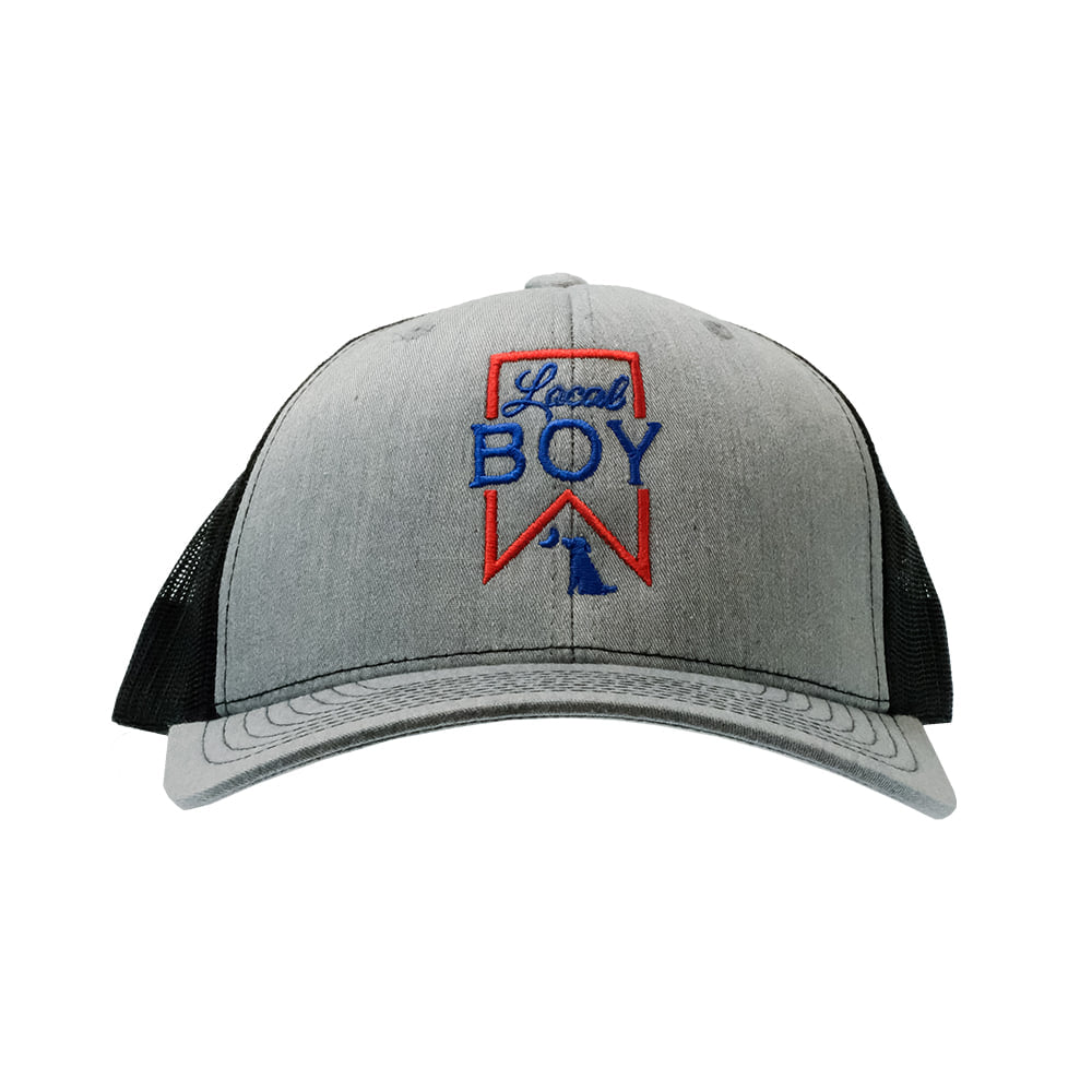 Local Boy Outfitters Hats Local Boy Outfitters Heather Grey Ultra Local Trucker Cap