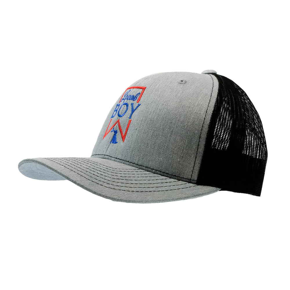 Local Boy Outfitters Hats Local Boy Outfitters Heather Grey Ultra Local Trucker Cap