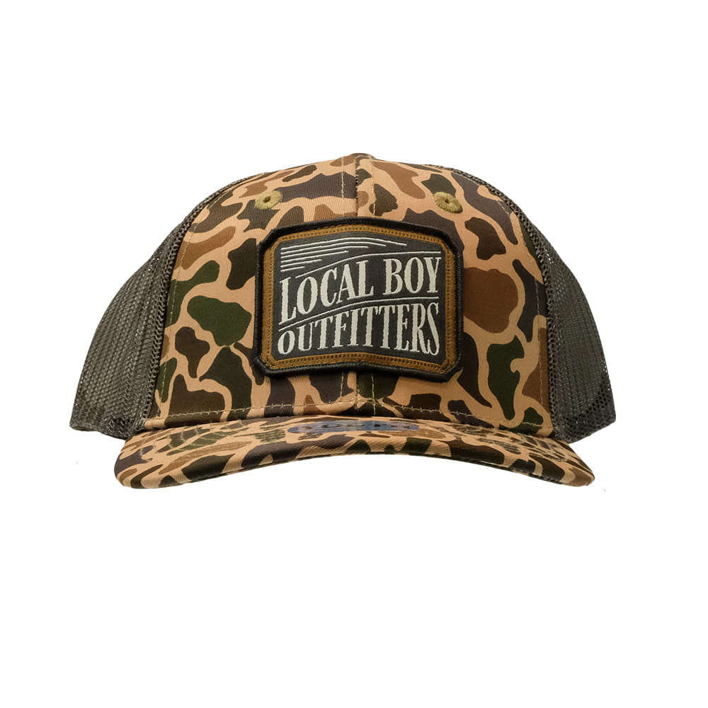Local Boy Outfitters Hats Local Boy Outfitters Youth Camo Outlaw Old School Cap