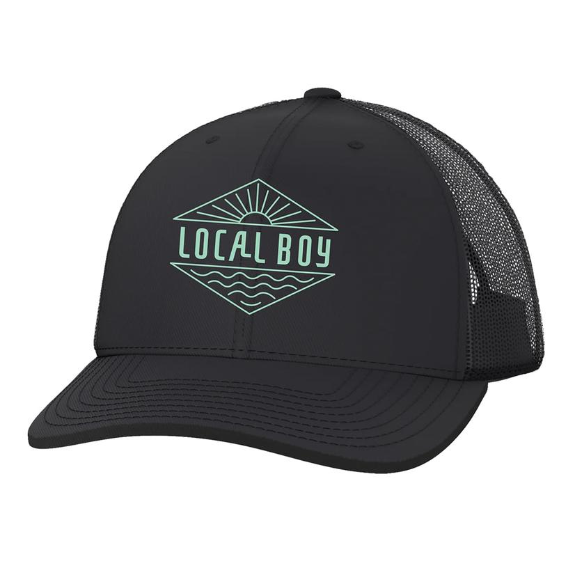 Local Boy Outfitters Hats OSFA / BLACK Local Boy Outfitters Black Vibes Embroidery Cap